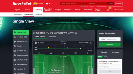 Live In-Play Betting Feature