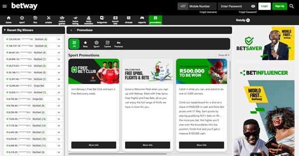 Live In-Play Betting Feature