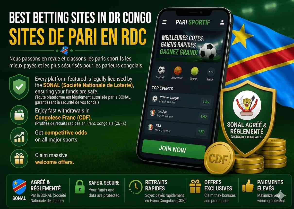 meilleurs sites de paris au Congo