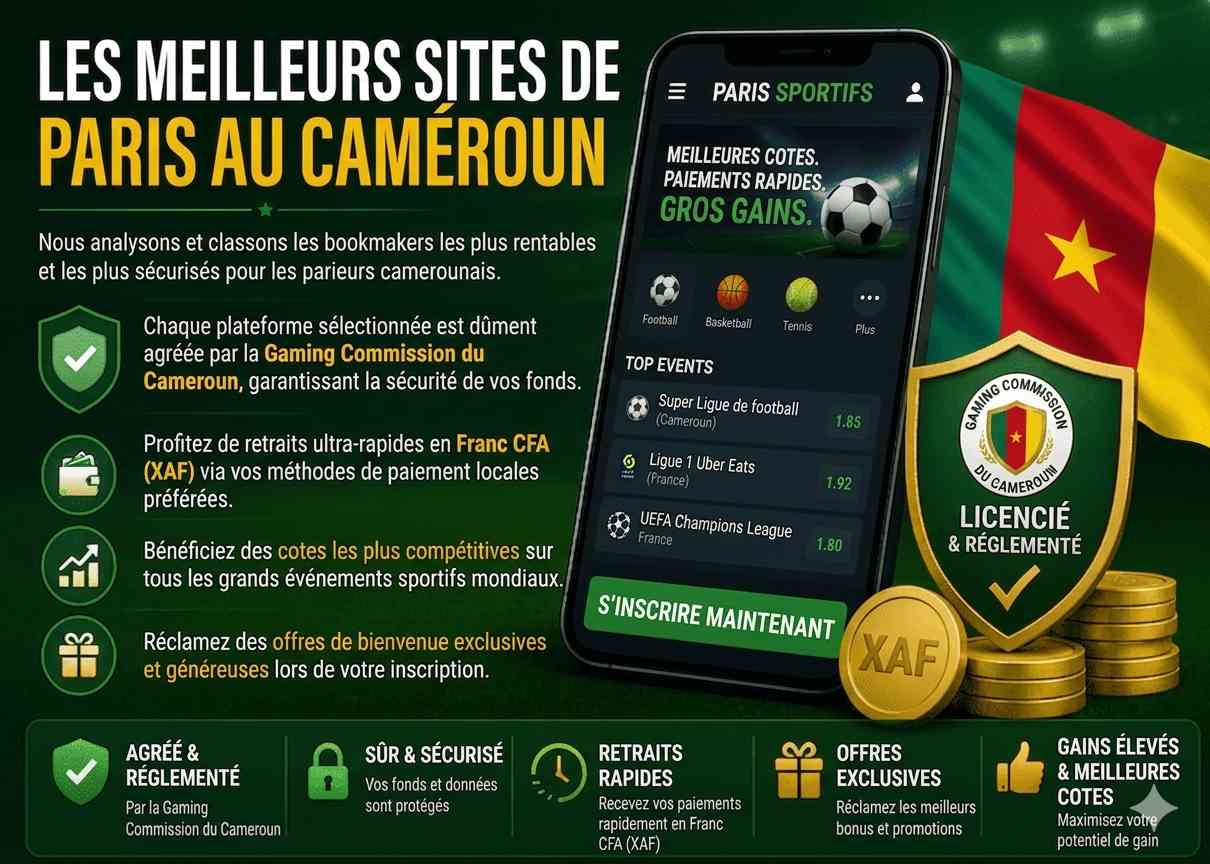 meilleurs sites de paris au Cameroun
