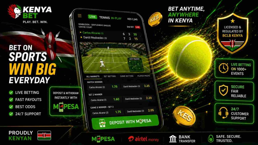 Kenya live tennis betting illustration