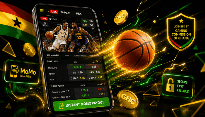 live basketball betting illustration
