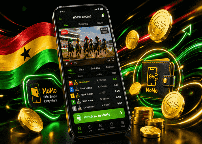 Horse racing racecard mobile vector design