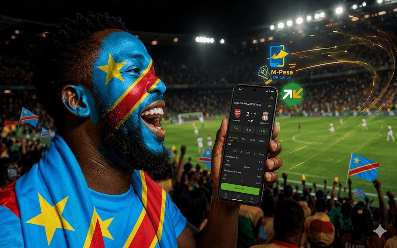 fan de football avec application de paris