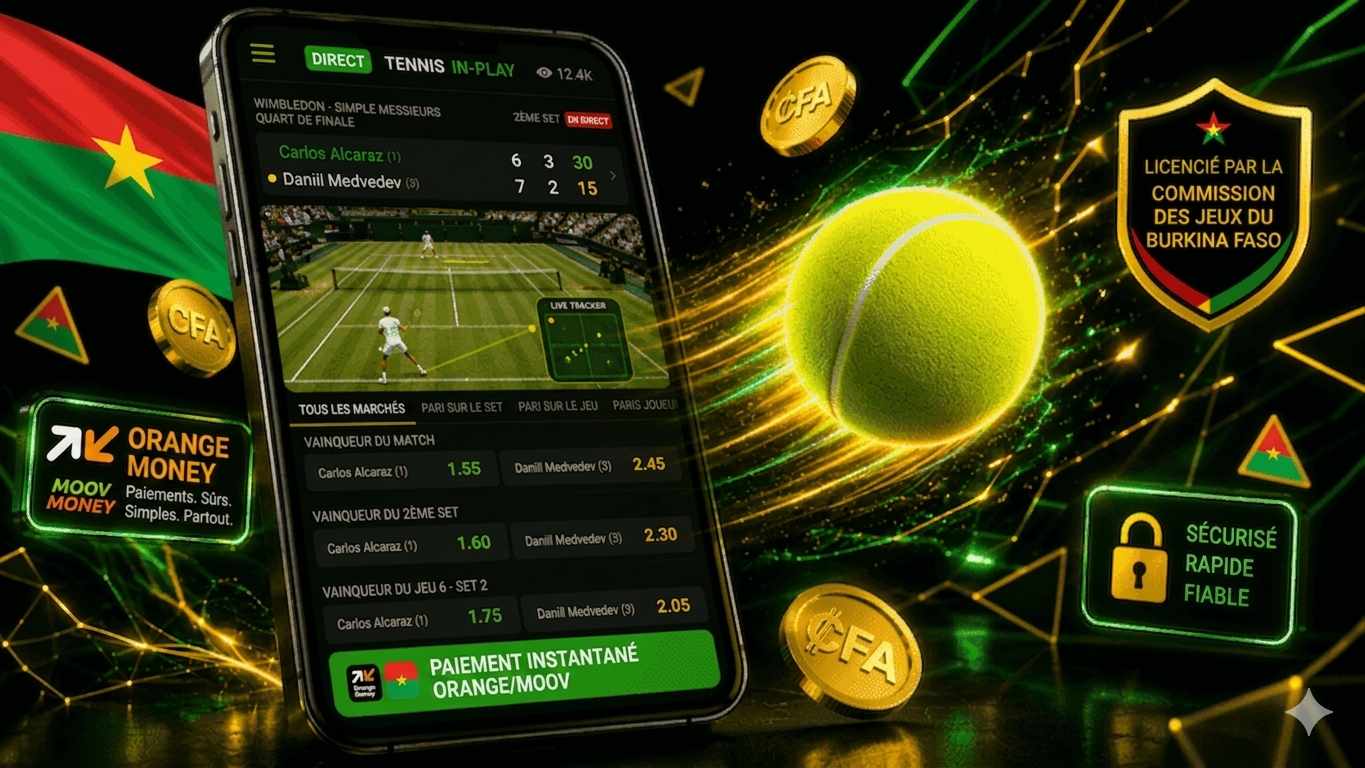 paris tennis en direct mobile