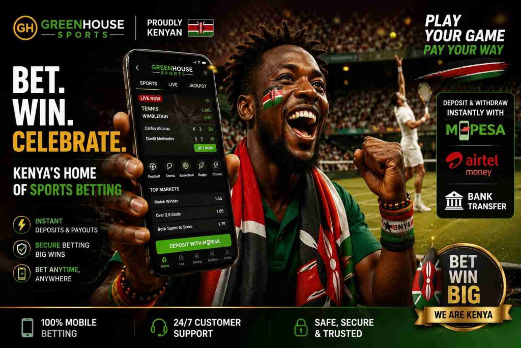 ennis betting sites in Kenya with live betting apps and M-Pesa payments