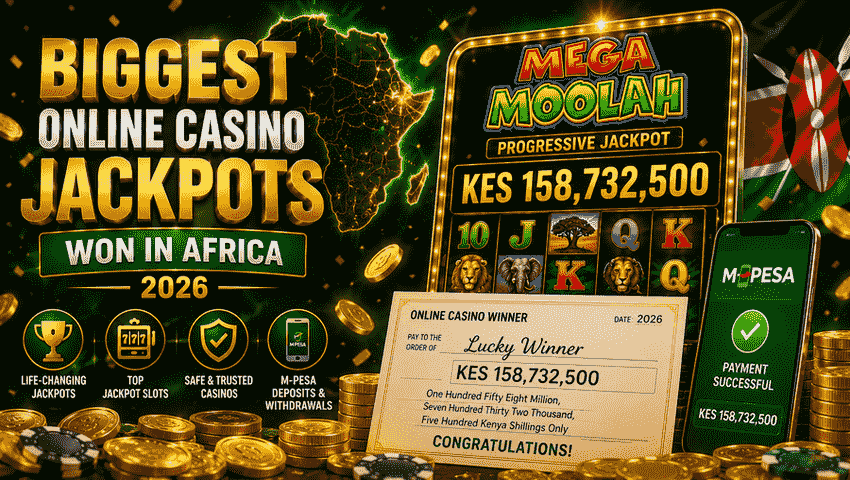 Biggest Online Casino Jackpots Won in Africa (2026)