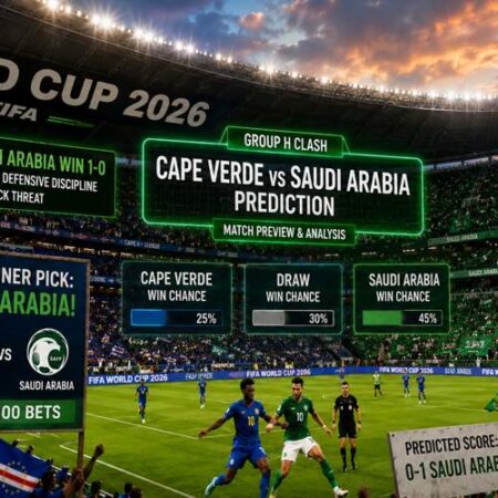 Cape Verde vs Saudi Arabia Predictions: Group H