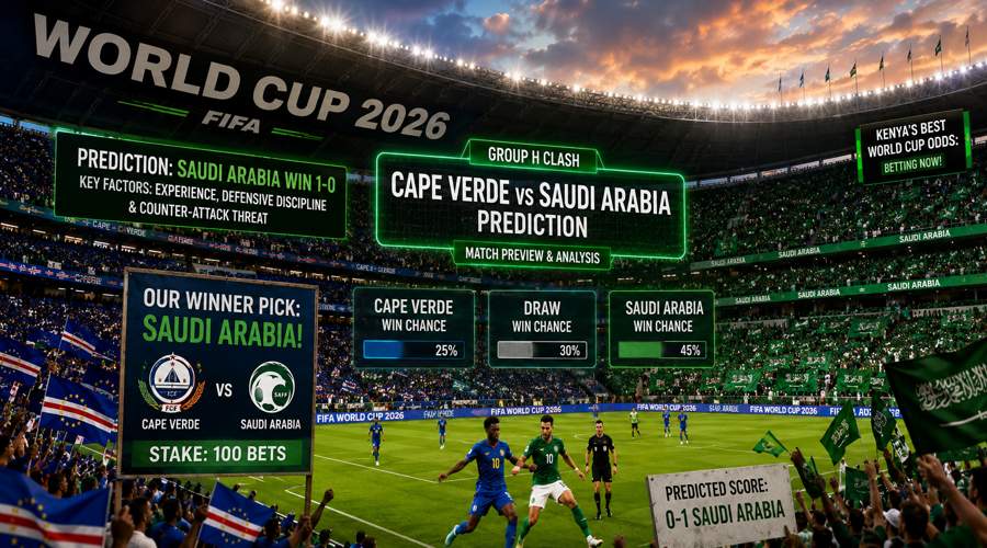 Cape Verde vs Saudi Arabia Predictions: Group H