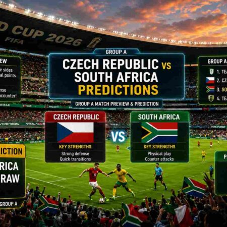 Czech Republic vs South Africa Predictions: Group A