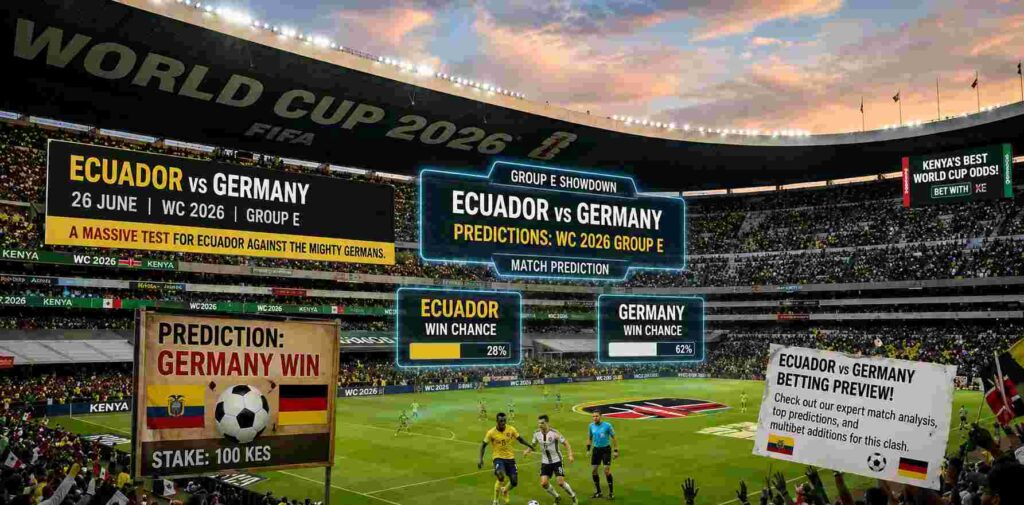 Ecuador vs Germany Predictions: WC 2026 Group E