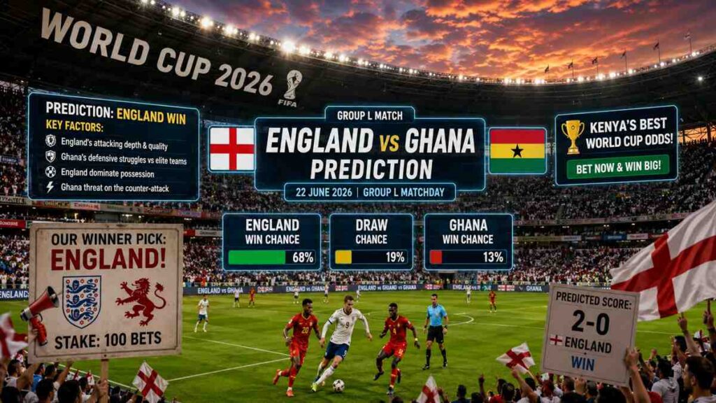 England vs Ghana Predictions: WC 2026 Group L