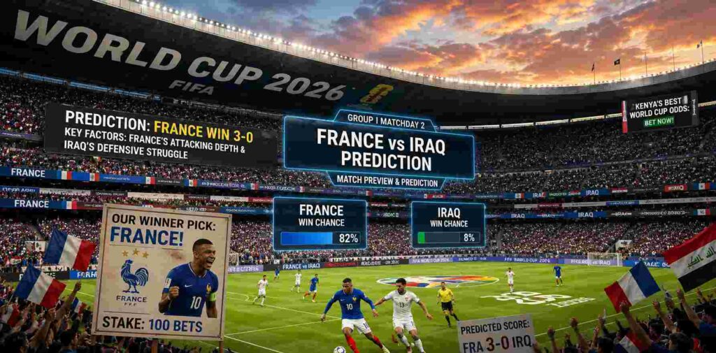 France vs Iraq Predictions: WC 2026 Group I