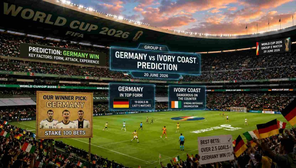 Germany vs Ivory Coast Predictions: WC 2026 Group E