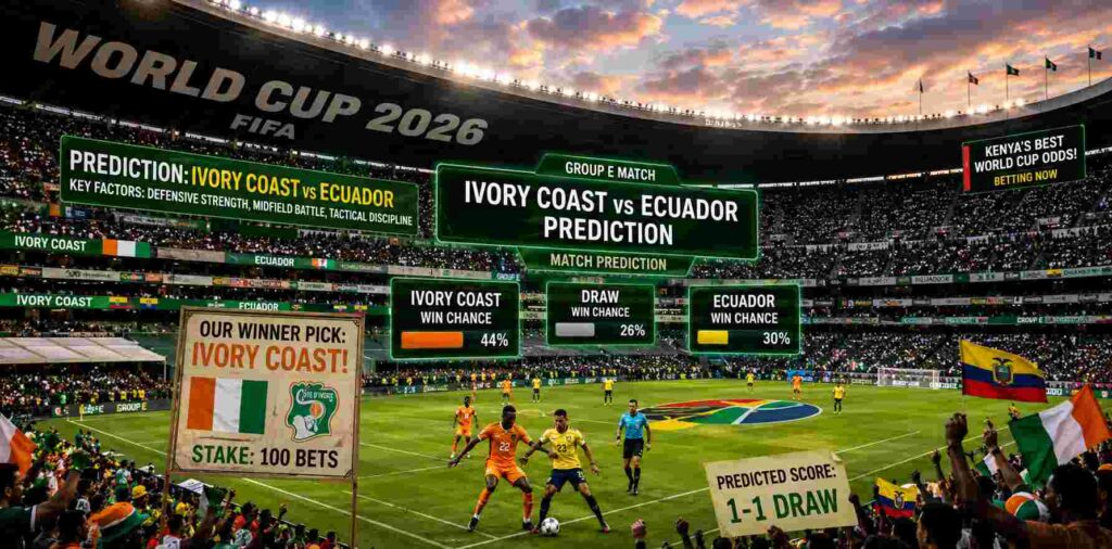 Ivory Coast vs Ecuador Predictions: WC 2026 Group E