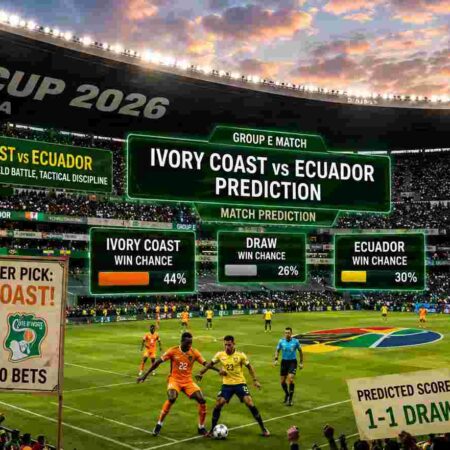 Ivory Coast vs Ecuador Predictions: WC 2026 Group E