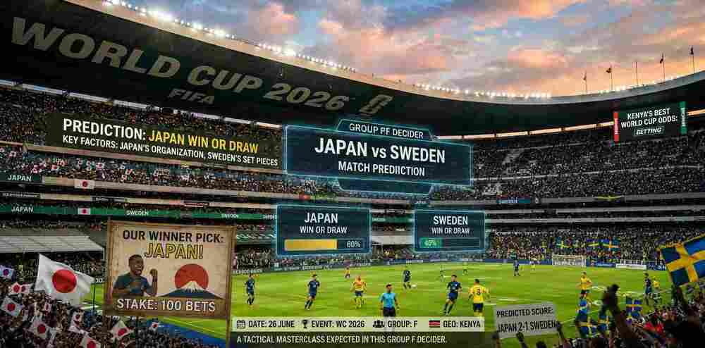 Japan vs Sweden Predictions: WC 2026 Group F