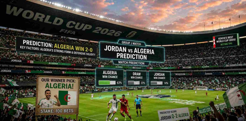 Jordan vs Algeria Predictions: WC 2026 Group J