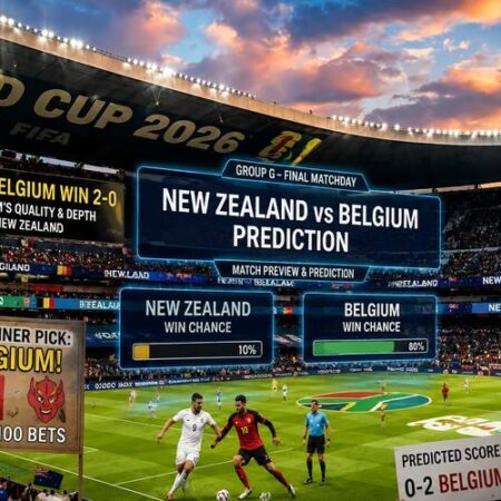 New Zealand vs Belgium Predictions: WC 2026 Group G