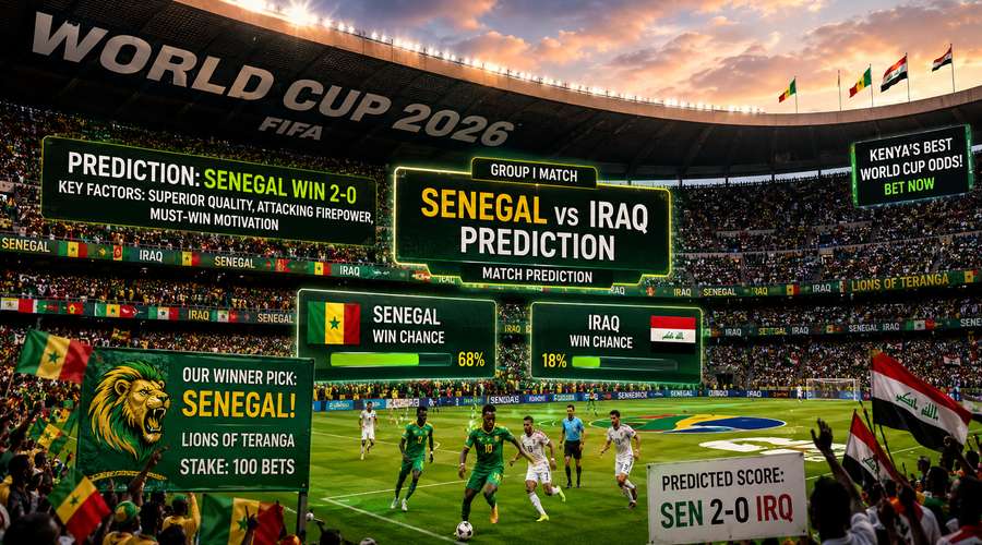 Senegal vs Iraq Predictions: WC 2026 Group I
