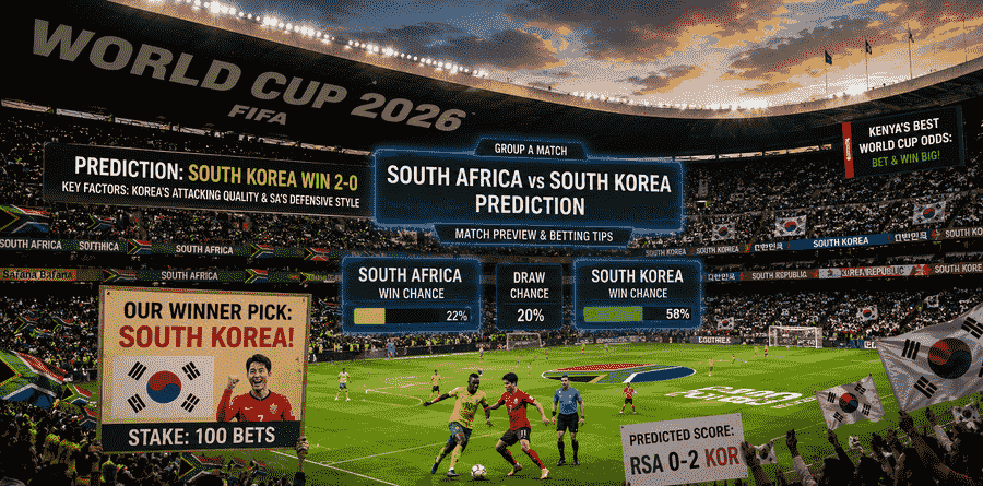 South Africa vs South Korea Predictions Group A