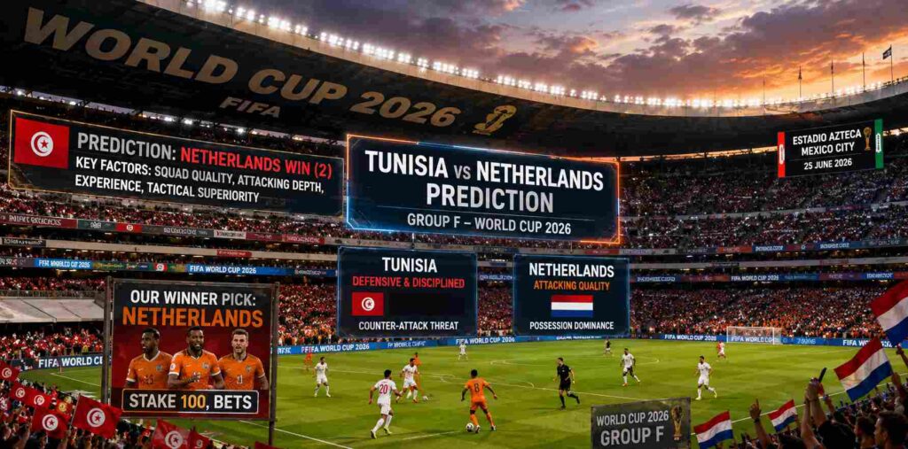 Tunisia vs Netherlands Predictions: WC 2026 Group F