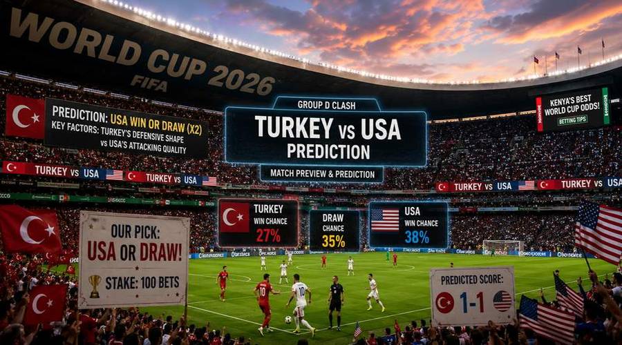 Turkey vs USA Predictions: WC 2026 Group D