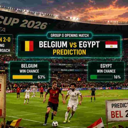 Belgium vs Egypt Predictions: WC 2026 Group G