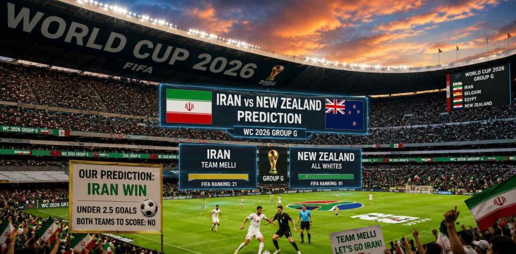 Iran vs New Zealand Predictions: WC 2026 Group G