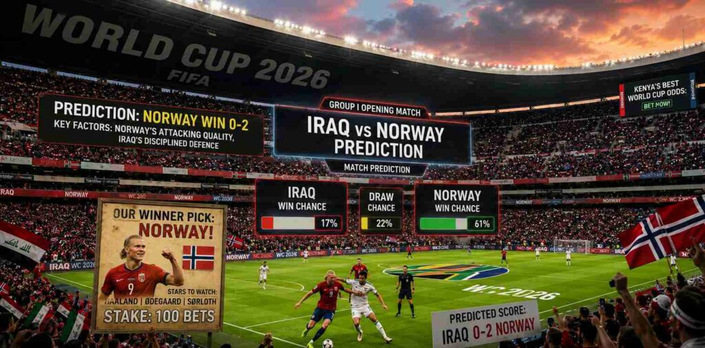 Iraq vs Norway Predictions: WC 2026 Group I