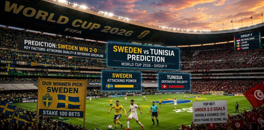 Sweden vs Tunisia Predictions: WC 2026 Group F