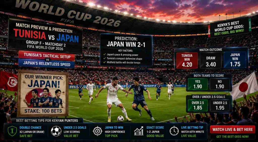 Tunisia vs Japan Predictions: WC 2026 Group F