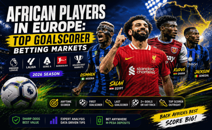 African Players in Europe Top Goalscorer Betting Markets