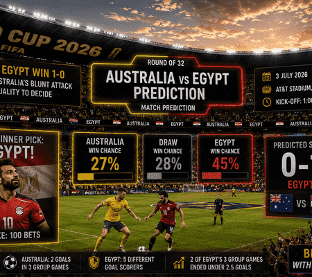 Australia vs Egypt Predictions: WC 2026 Round of 32