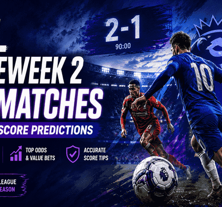 EPL Gameweek 2 Big Matches: Correct Score Predictions