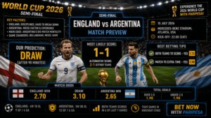 England vs Argentina Predictions: WC 2026 Semi-Final