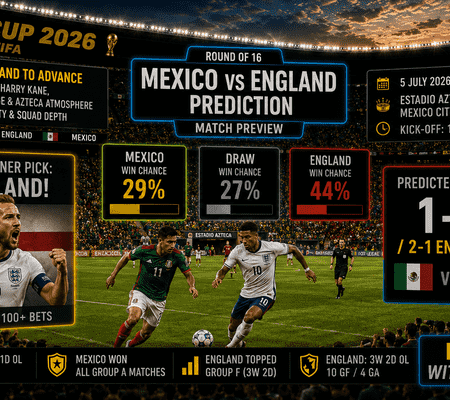 Mexico vs England Predictions: WC 2026 Round of 16