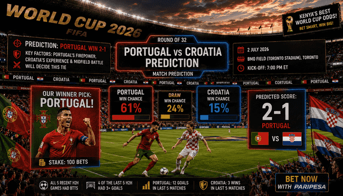 Portugal vs Croatia Predictions: WC 2026 Round of 32