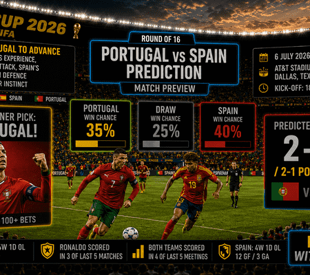 Portugal vs Spain Predictions: WC 2026 Round of 16
