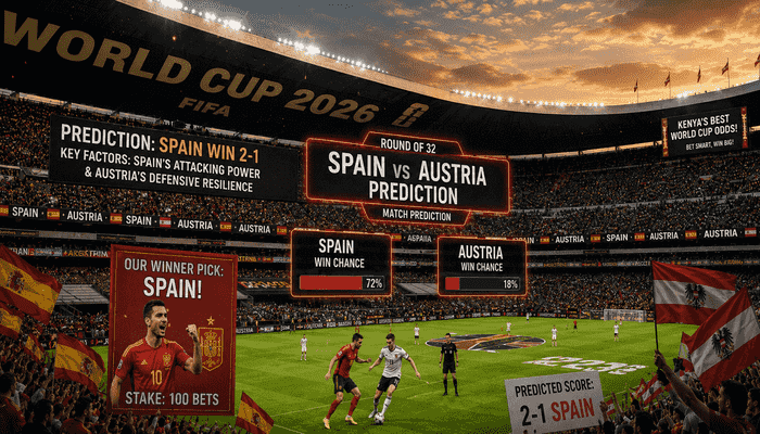 Spain vs Austria Predictions WC 2026 Round of 32
