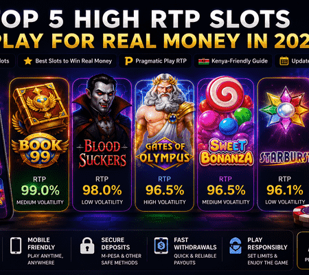 Top 5 High RTP Slots to Play for Real Money in 2026