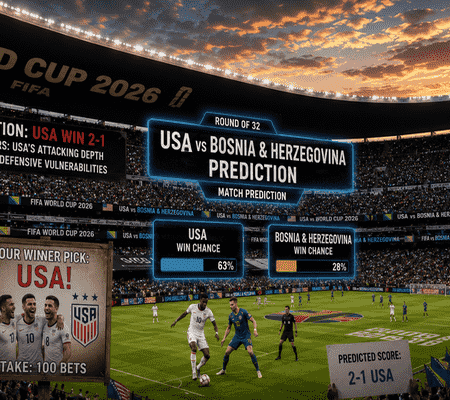 USA vs Bosnia Predictions: WC 2026 Round of 32