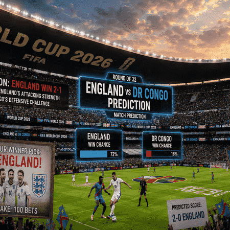 England vs DR Congo Predictions: WC 2026 Round of 32