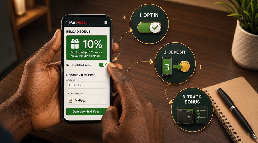 Flat illustration of a shield and mobile money icon for claiming betting promotions safely in Kenya
