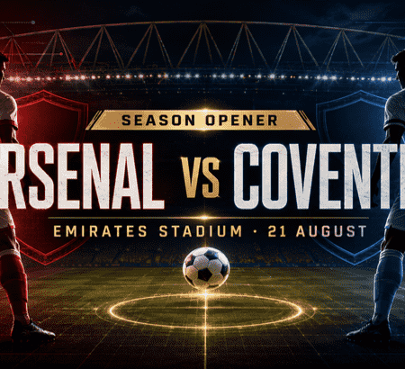 Arsenal vs Coventry City: Premier League 2026/27 Opening Day Prediction