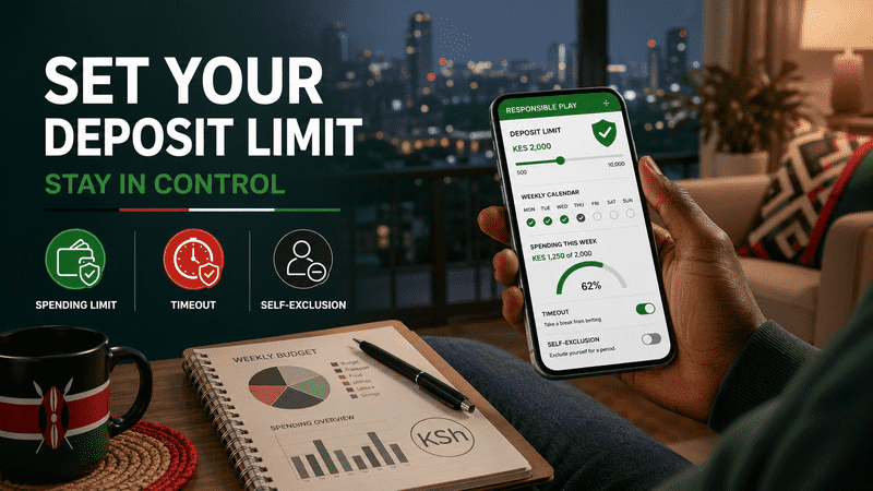 Deposit limits and responsible gambling safeguards under Kenya betting law