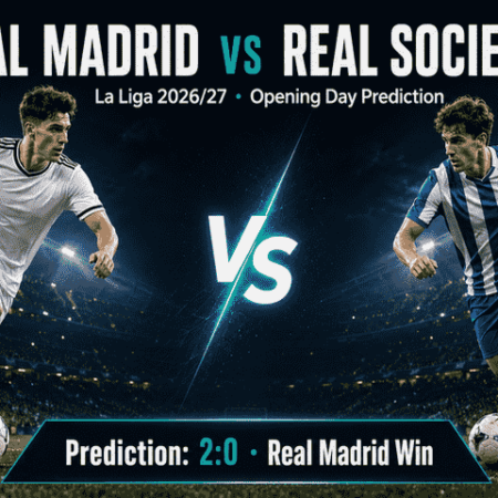 Real Madrid vs Real Sociedad: La Liga 2026/27 Opening Day Prediction