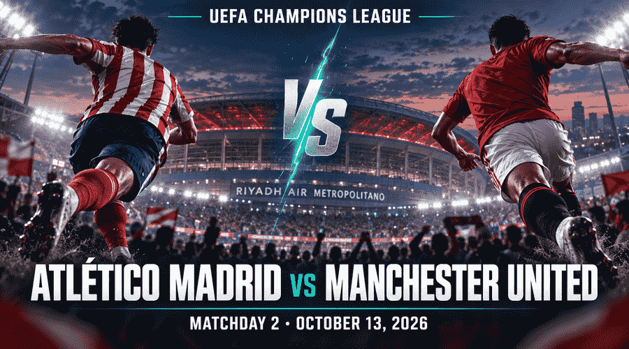 Atlético Madrid vs Manchester United Champions League Matchday 2 Predictions