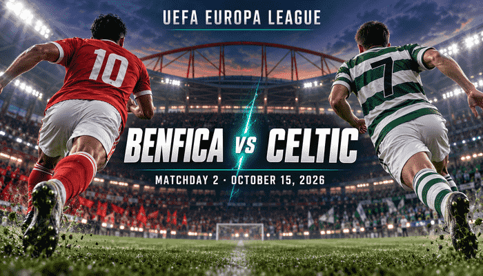 Benfica vs Celtic Europa League Matchday 2 Predictions