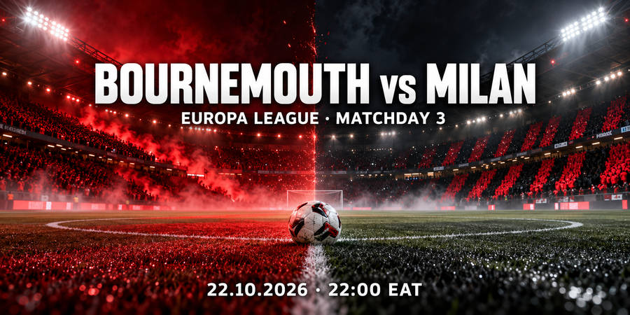 Bournemouth vs Milan Europa League Matchday 3 Predictions